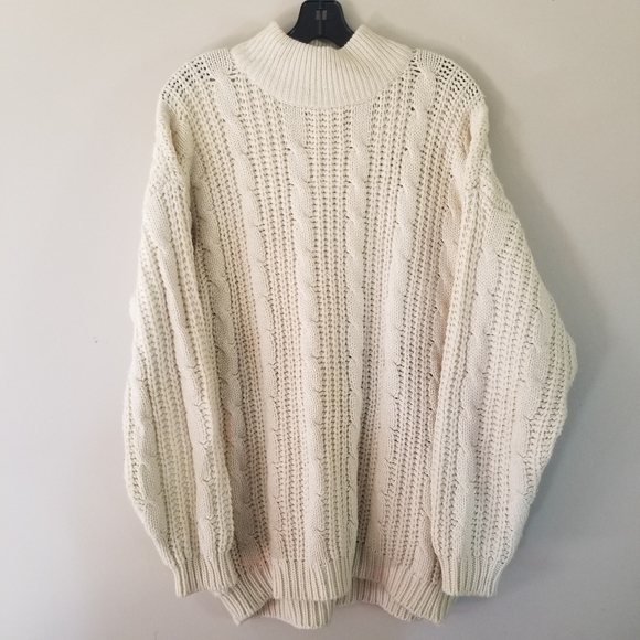 Vintage Daniel B White Natural Neutral Cream Sweater 100% Acrylic Size Large - Picture 7 of 7